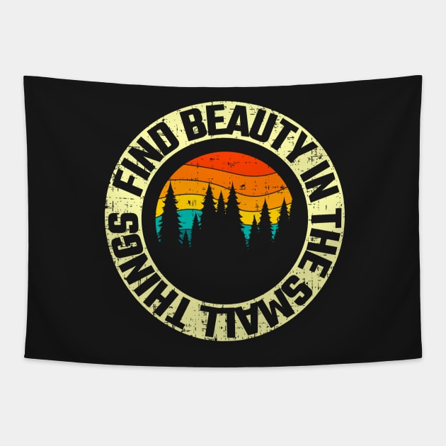 Find beauty in the small things Tapestry by D3monic