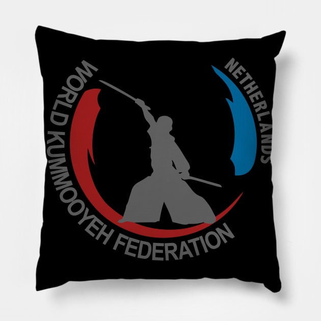 World Kummooyeh Federation Netherlands Pillow by FightIsRight