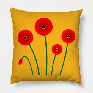 Poppies Pillow