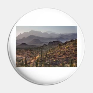 Baja California Mountain Ranges Pin