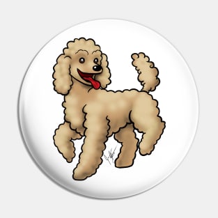 Dog - Poodle - Toffee Pin