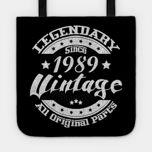 Legendary Since 1989. Vintage All Original Parts Tote