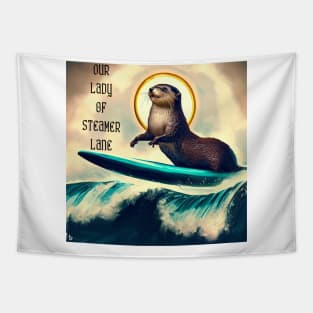 Our Lady of Steamer Lane Otter 841 Santa Cruz Tapestry