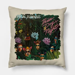 its a jungle vintage Pillow