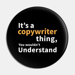 Copywriter thing Pin