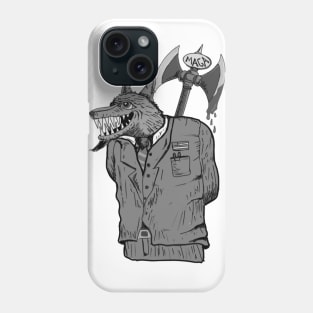 maga trump wolf Phone Case