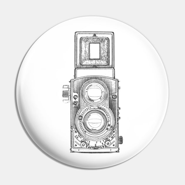 Vintage Camera Pin by VintCam