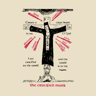 The Crucified Monk | Alternate Version T-Shirt