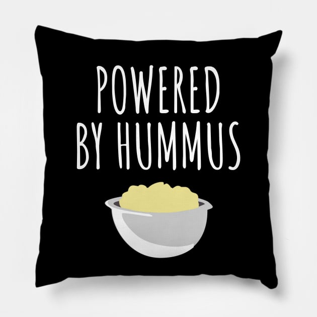 Powered by hummus Pillow by LunaMay