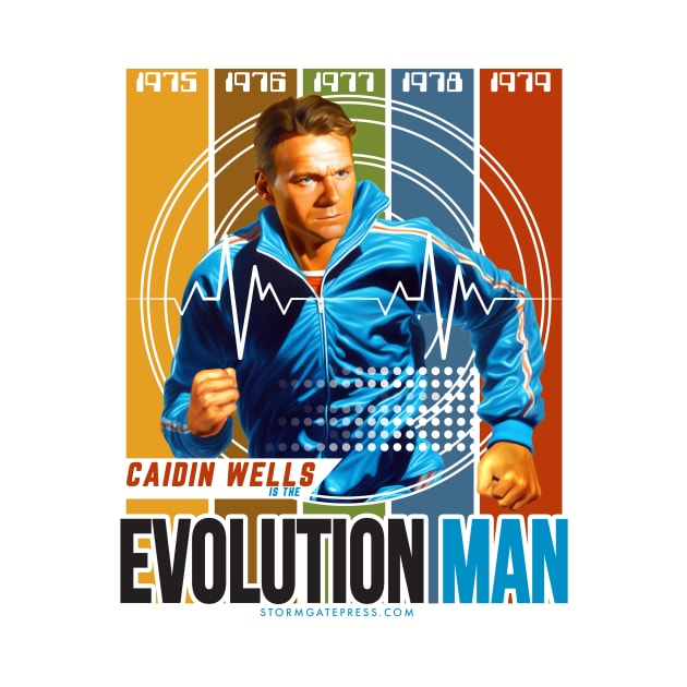 Evolution Man 1970s by Plasmafire Graphics