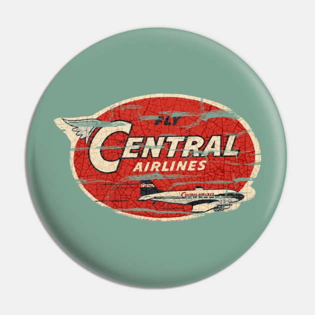 Central Airline USA Pin by Midcenturydave