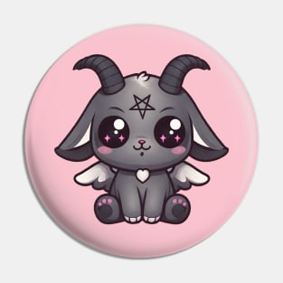 Baphocute, kawaii chibi Baphomet  by Strange Dollz Boudoir Pin