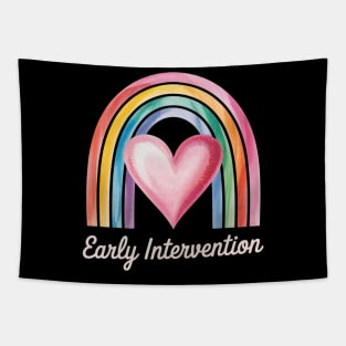 Rainbow Early Intervention Heart Teacher Interventionist Tapestry