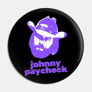 Johnny paycheck ||| 70s retro Pin