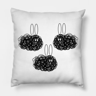 Dust Bunnies Pillow