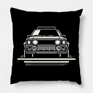 Audi Quattro Rally Car Pillow