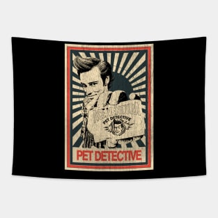 vintage Poster Pet Detective /// Ace Ventura Tapestry