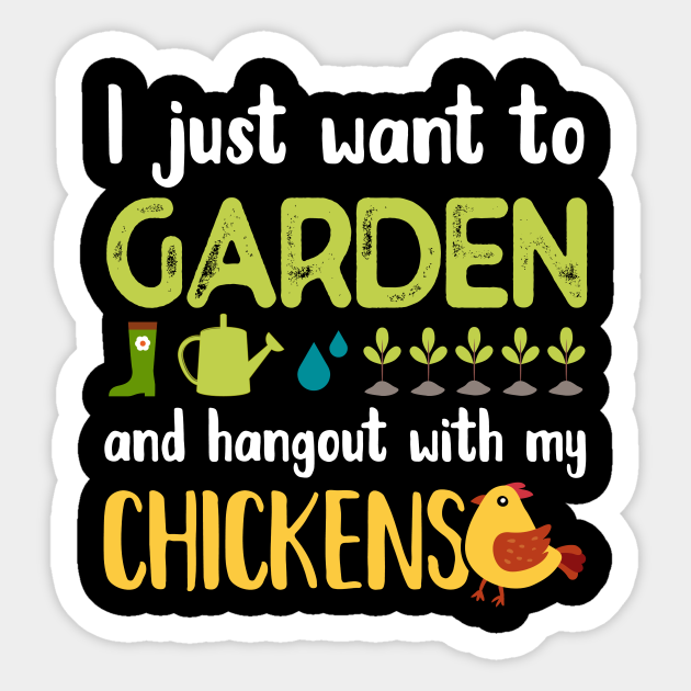 Gardening Humor Gift Funny Gardening Quotes Pegatina Teepublic Mx