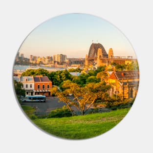 View of Sydney Harbour from Observatory Hill, Sydney, NSW, Australia Pin