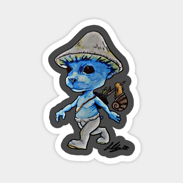 Smurf cat Magnet by Oralepinz 