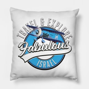 Travel Explore Fabulous Israel Pillow