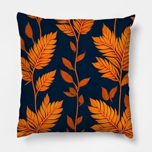 floral abstract pattern Pillow