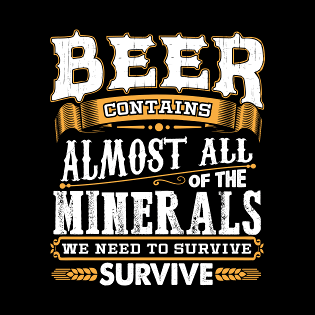 Beer Contains Almost All Of The Minerals We Need To Survive by Jonny1223