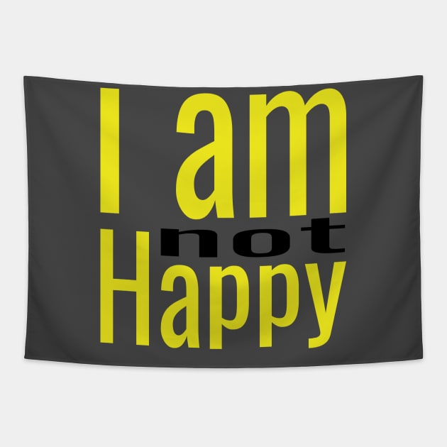 I am not Happy Tapestry by Sarif ID