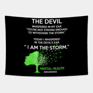 I Am The Storm Mental Health Awareness Tapestry