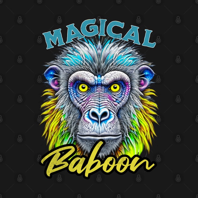 Magical Baboon by alcoshirts