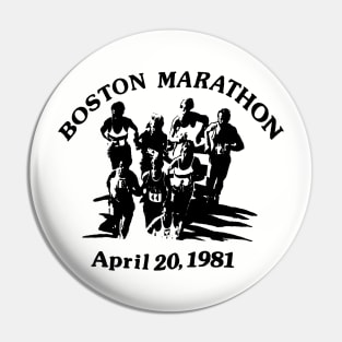 Vintage Boston marathon 1981 Pin