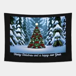 Christmas forest Tapestry