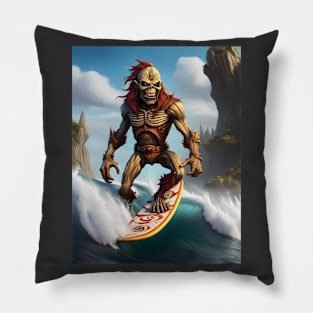 Eddie Surfer 8 Pillow