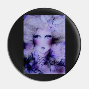 HAZY ART DECO WOODLAND FAIRY DOLLY GIRL Pin