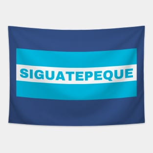 Siguatepeque City in Honduras Flag Colors Tapestry