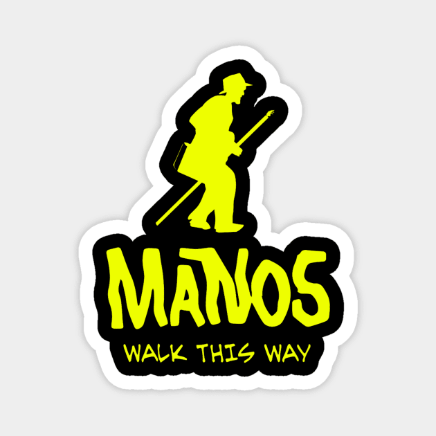 says walk this way Magnet by ChuraMan