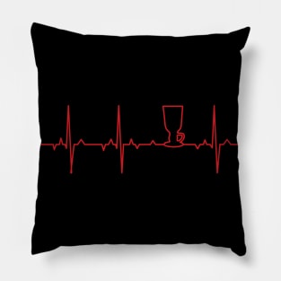 Irish coffee EKG Pillow