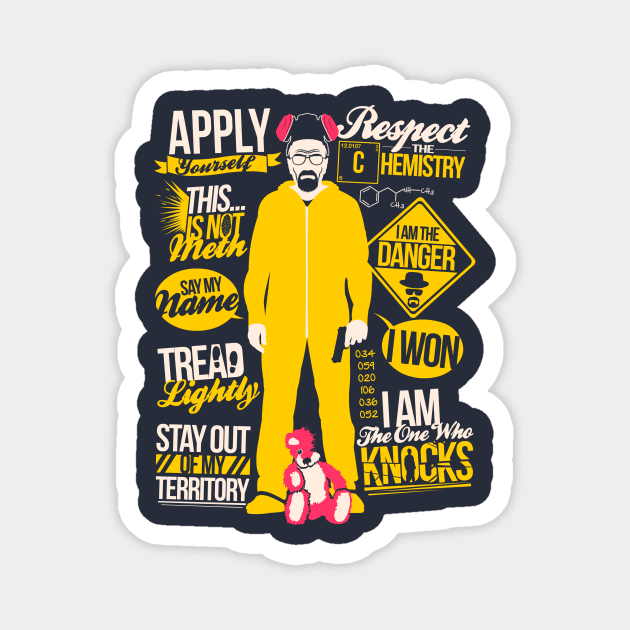 The One Who Knocks Magnet by TomTrager