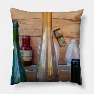 10 Green Bottles...OK two, if you are being picky! Pillow