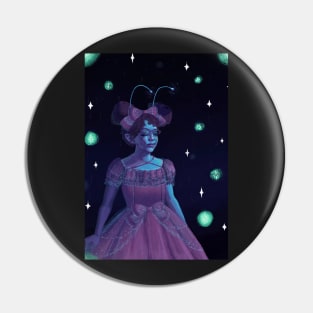 Cute Alien wearing Lolita Fashion Pin