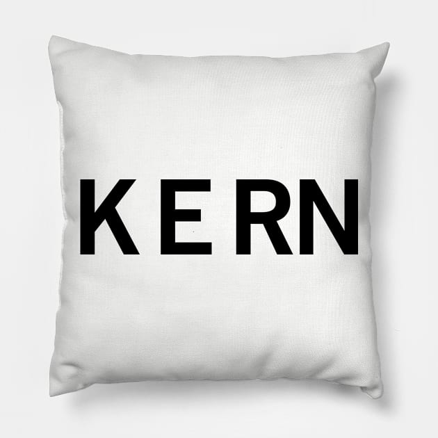 Kern Pillow by hamiltonarts