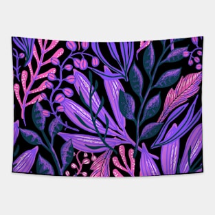 Purple floral gifts - in Black Tapestry