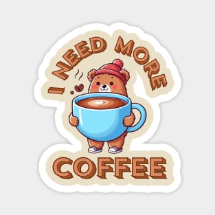 Coffee Bear Magnet