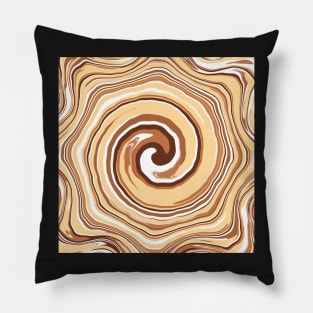 Creamy chocolate twist Pillow