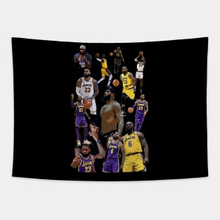 Lebron James Basketball Tapestry