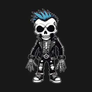 Punk Rock Skeleton 1 T-Shirt