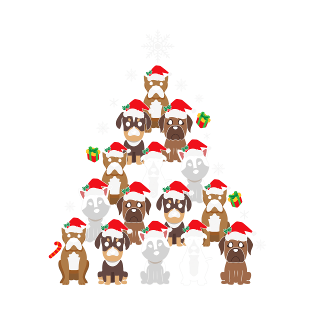 Dog Santa Christmas Tree Xmas Dog Gifts For Dog Lovers by saugiohoc994