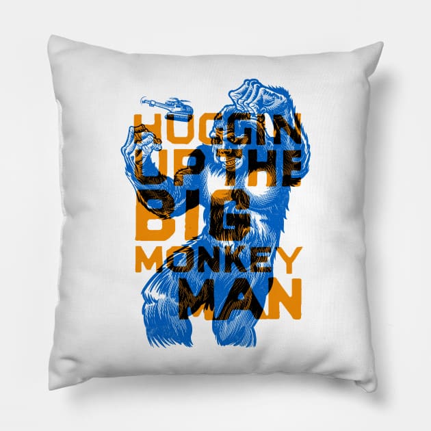 big monkey man Pillow by GiMETZCO!