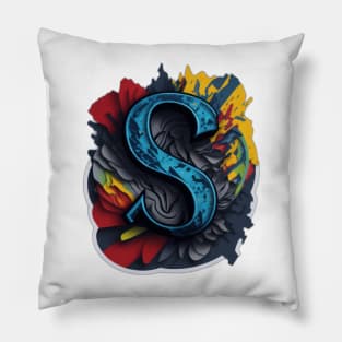 The S letter II Pillow