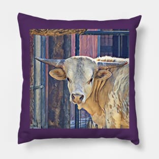 Texas Longhorn Pillow